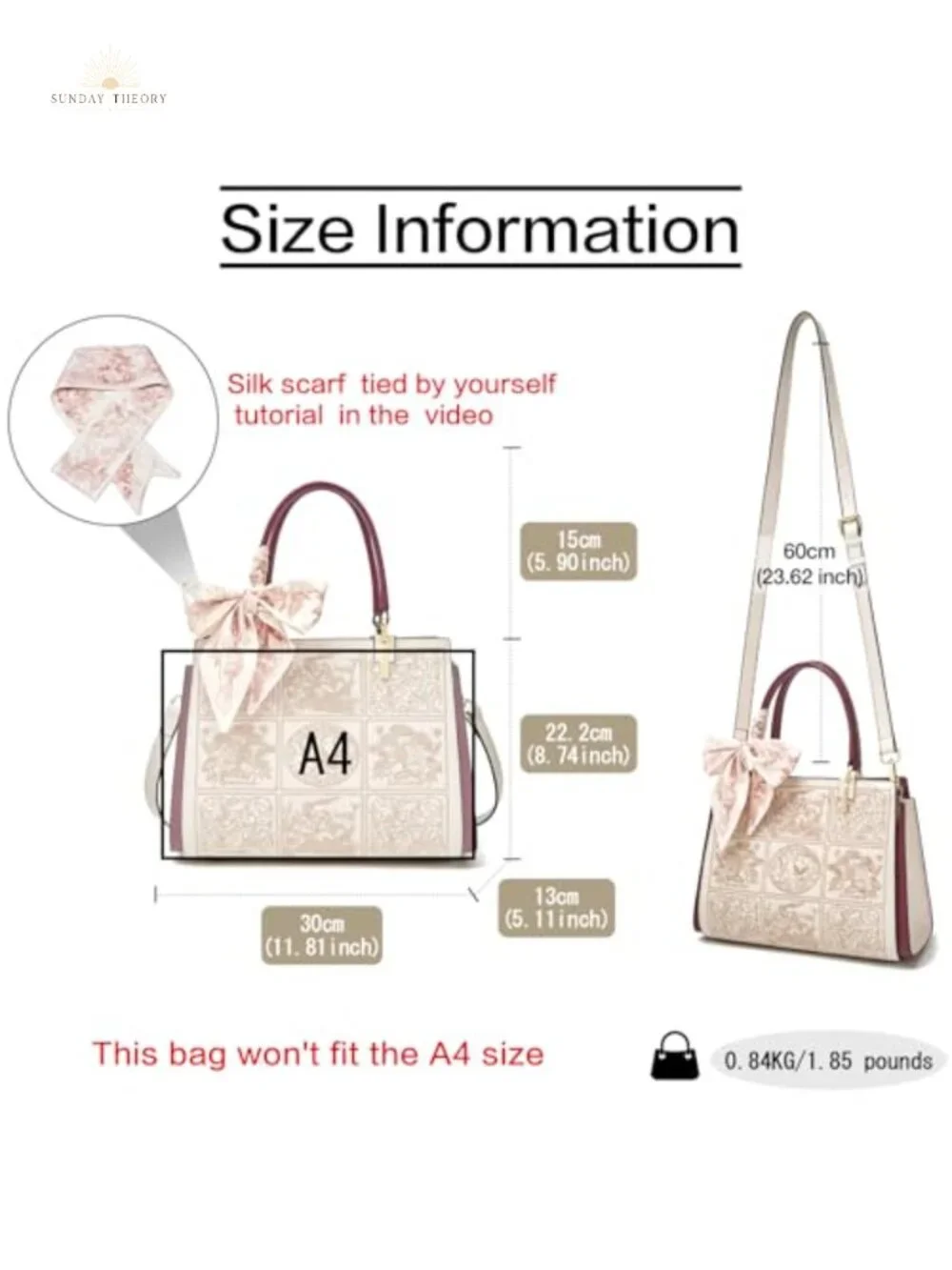Vintage Embroidery Leather Tote Bag Women Top-Handle Satchel Crossbody